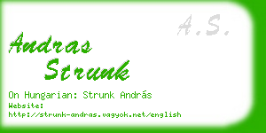 andras strunk business card